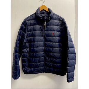 Polo Ralph Lauren Men Big & Tall 1XB Water-Repellent Packable Puffer Down Jacket